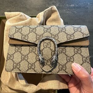 GUCCI DIONYSUS GG SUPREME SUPER MINI BAG